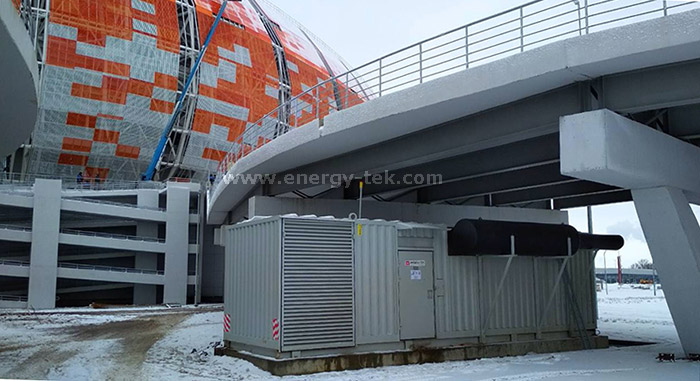 Контейнерная электростанция для энергоснабжения стадиона в Саранске
